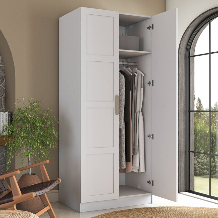 Hanah Home Armario BA224 - 4641 Blanco